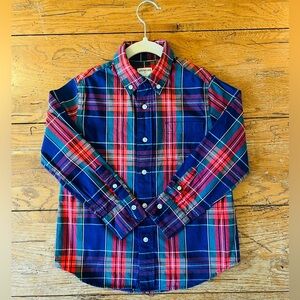J.Crew Crewcuts Tartan Plaid Button-Down Shirt